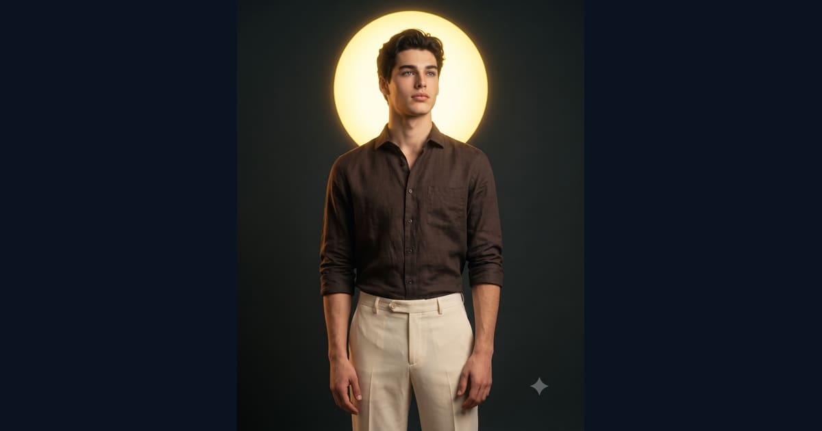 Halo Lighting Portrait Prompt AI Image Prompt Result
