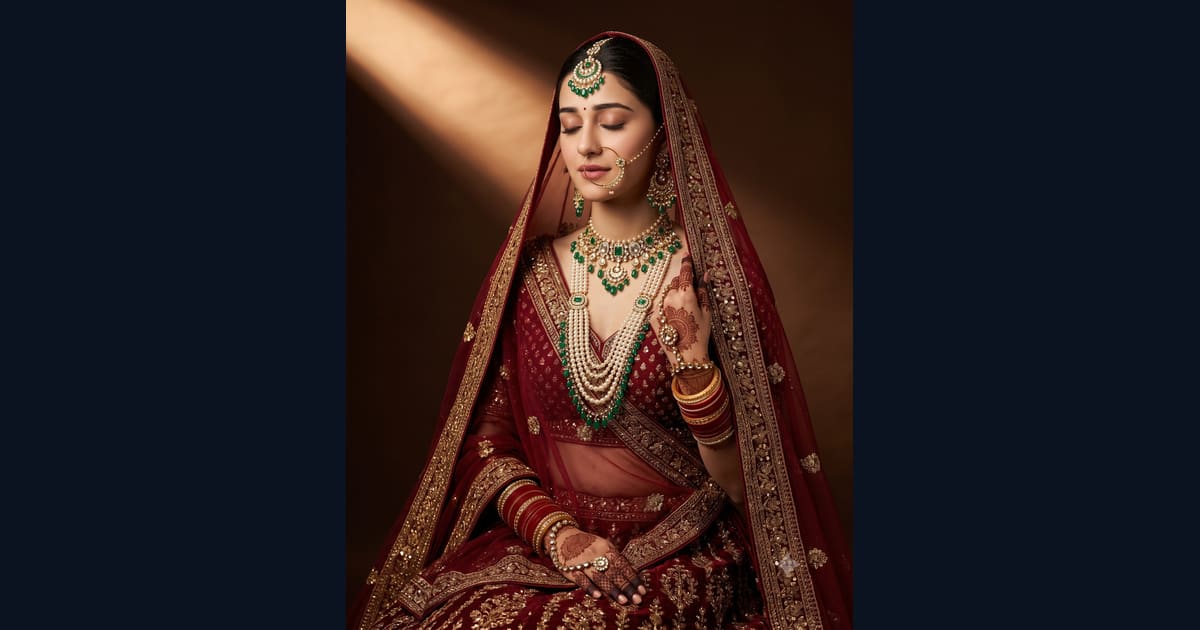 Bollywood Bride Aesthetic Prompt AI Image Prompt Result