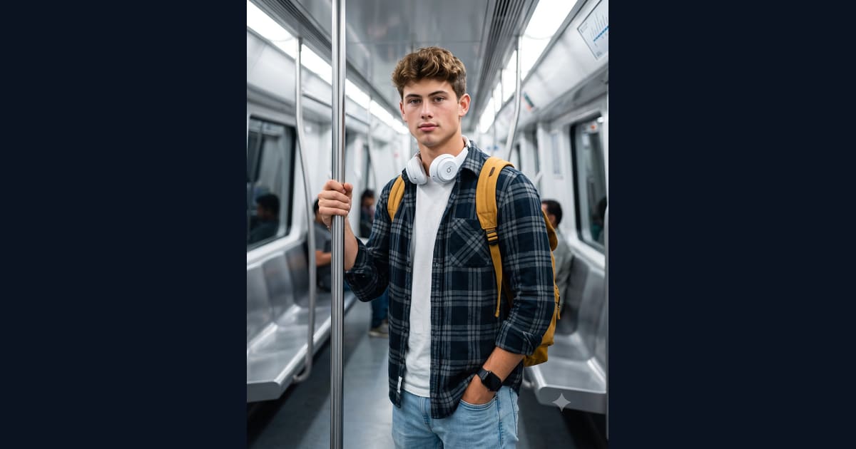 Urban Commuter Image AI Image Prompt Result