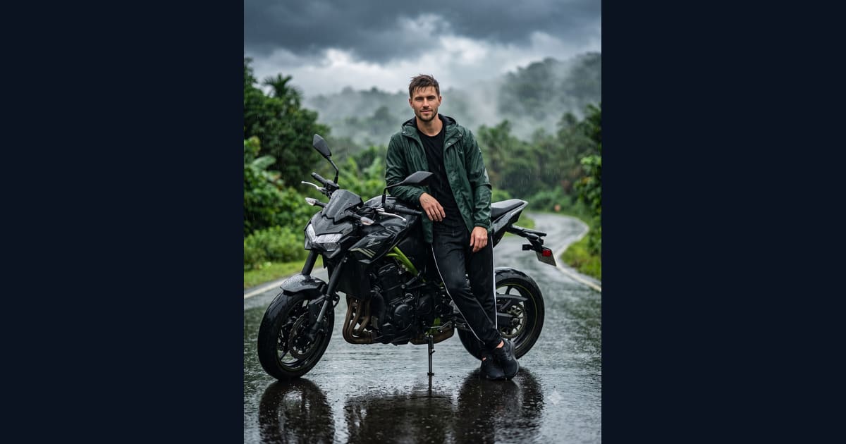 Motorcycle Lifestyle AI Image Prompt Result
