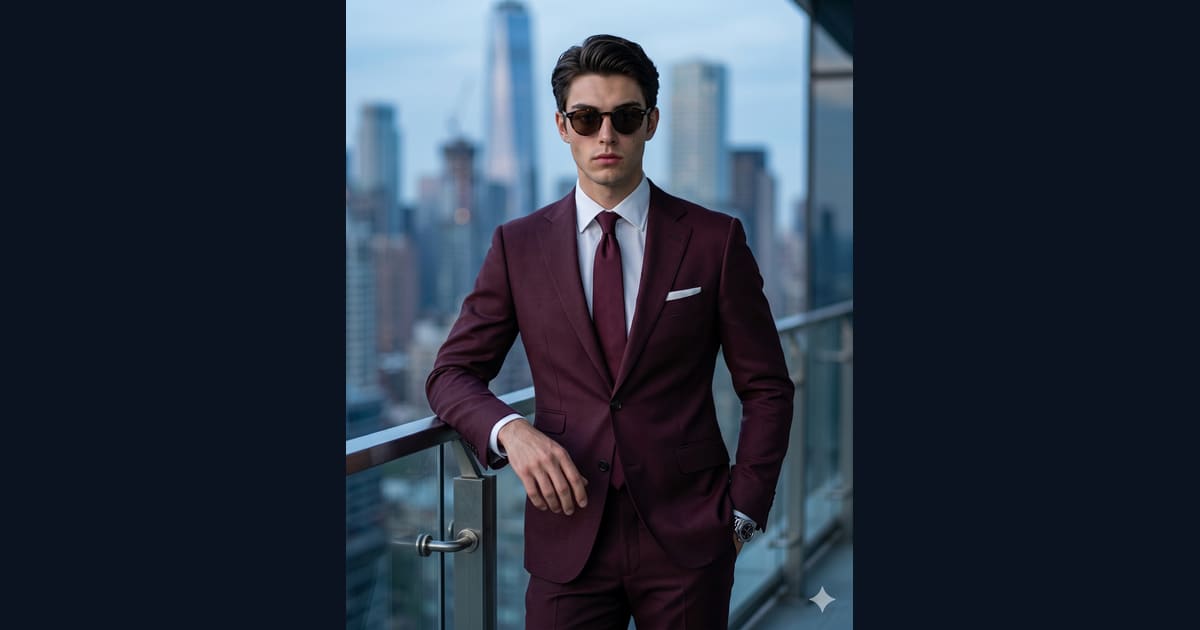 Midnight Velvet Lapel Dinner Jacket Fashion AI Image Prompt Result