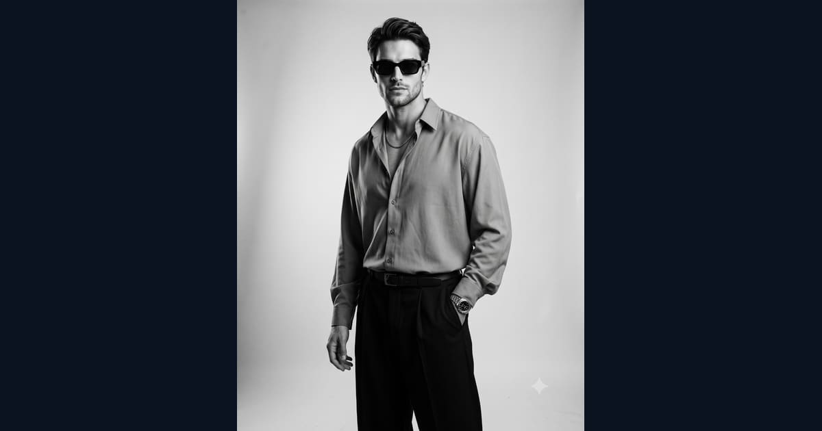 Retro Men's Lifestyle Prompt AI Image Prompt Result