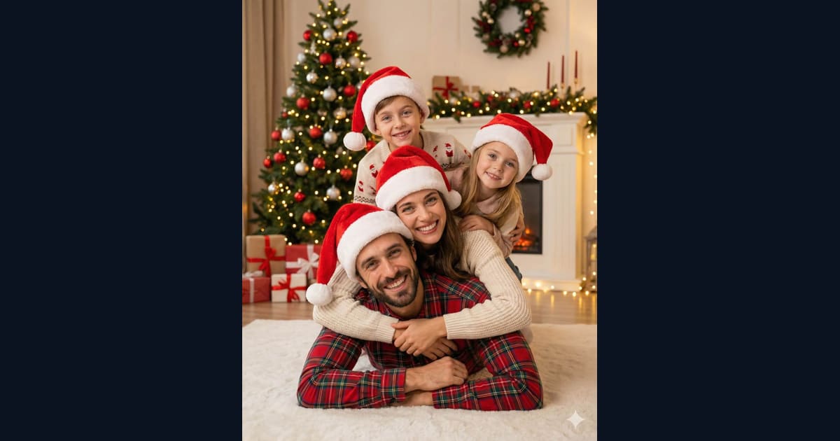Holding Onto Christmas Magic AI Image Prompt Result