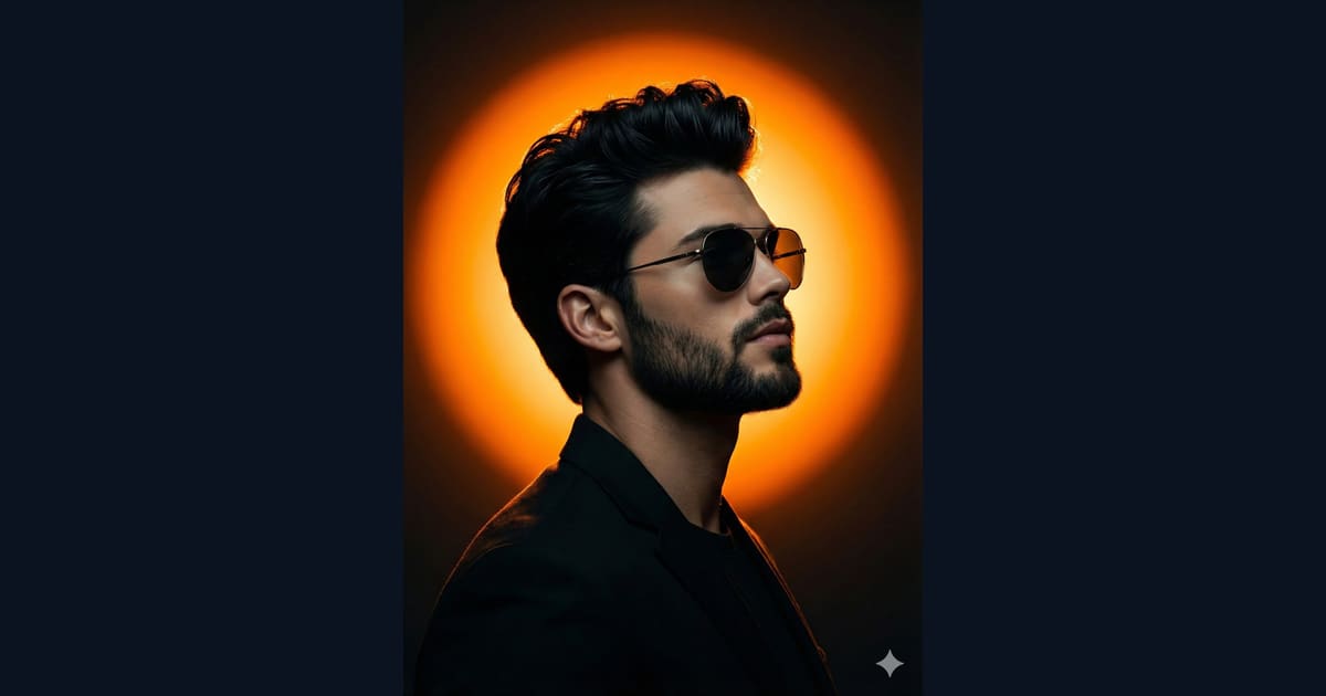 Profile in Shadow AI Image Prompt Result