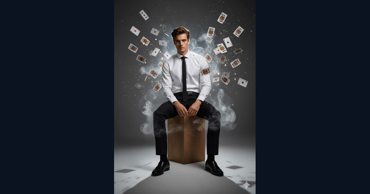 The Dealer's Throne AI Image Prompt Result