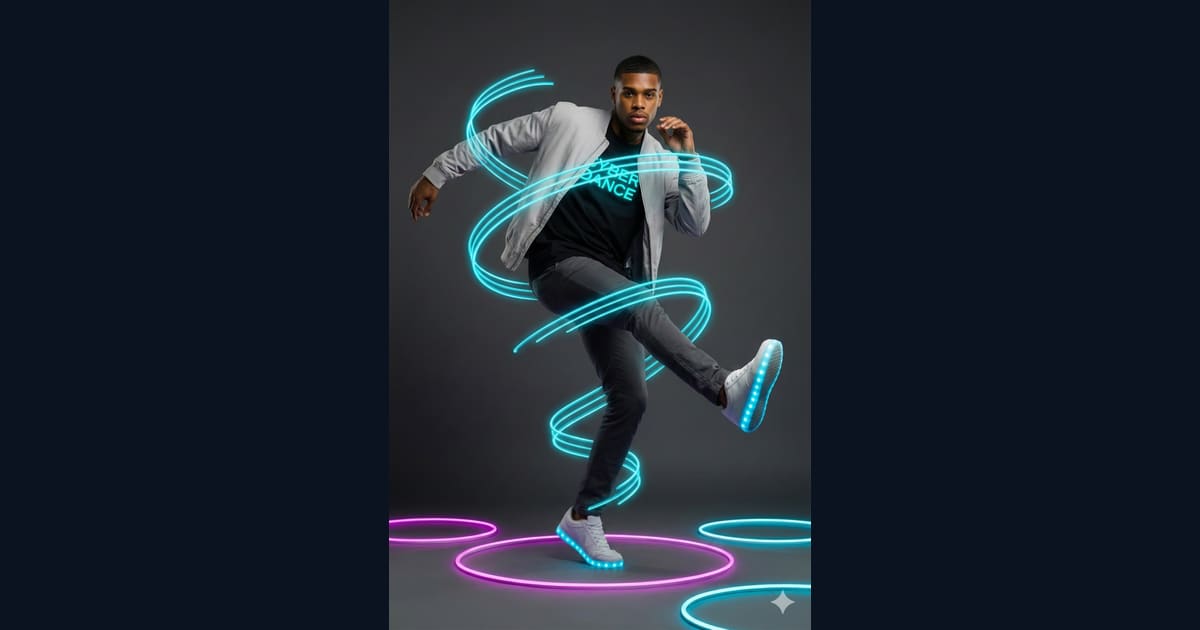 Neon Flow AI Image Prompt Result