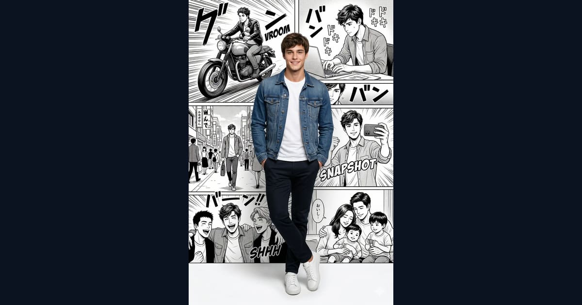 Manga-Style Portrait Prompt AI Image Prompt Result