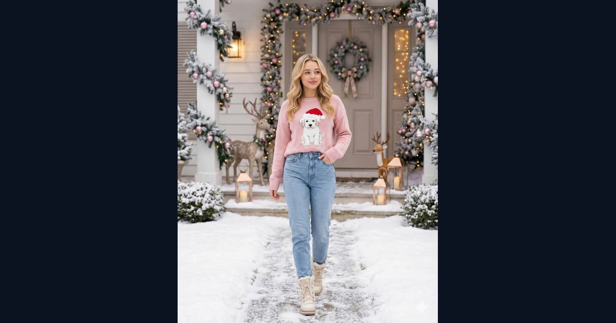 Walking in a Winter Wonderland AI Image Prompt Result