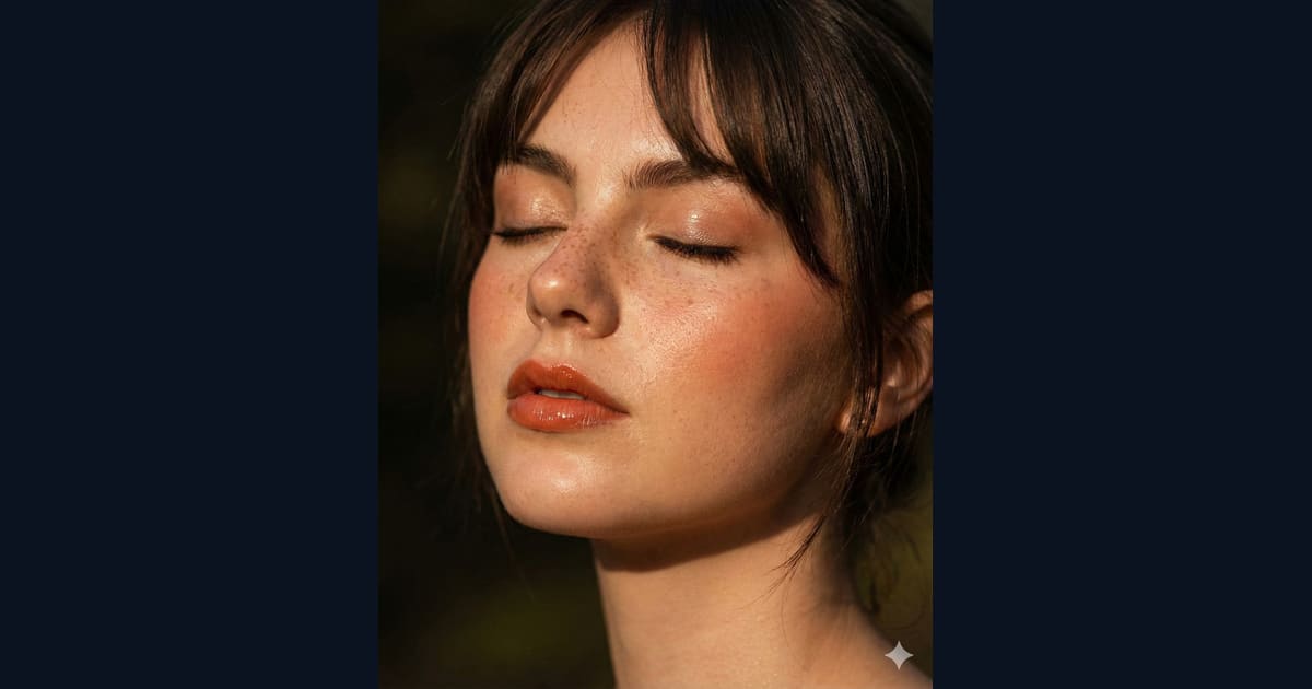 Gloss and Freckles AI Image Prompt Result