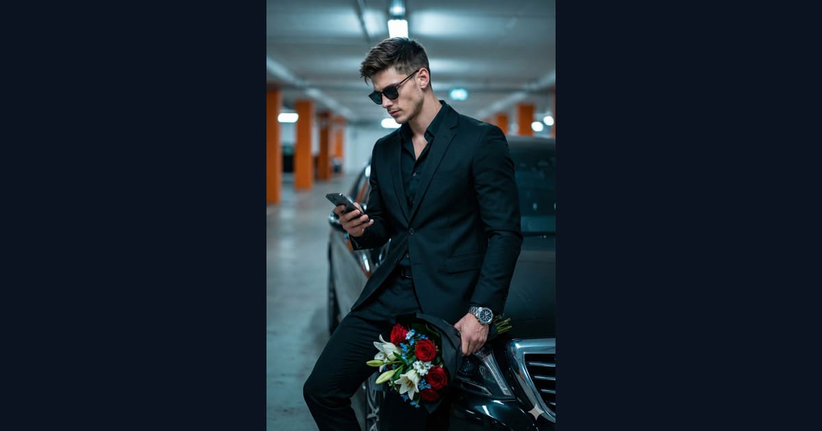 Romantic Gentleman AI Image Prompt Result