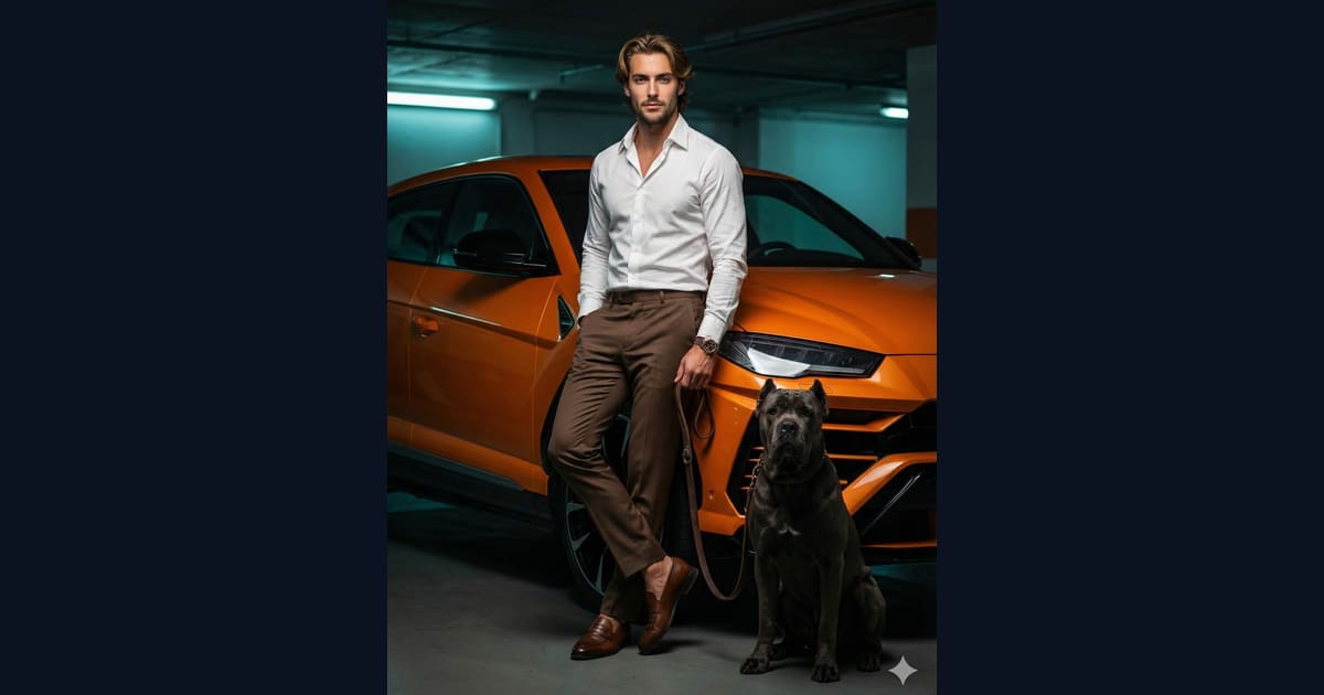 Cane Corso & Car Culture AI Image Prompt Result