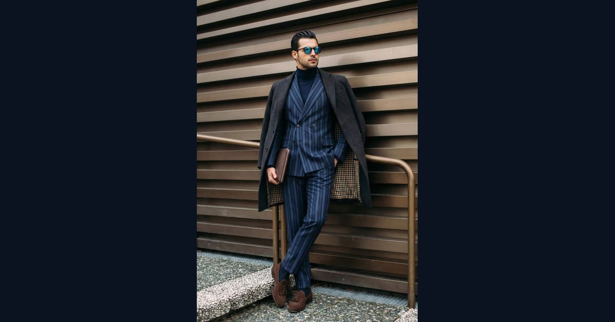 Pinstripe Perfection AI Image Prompt Result
