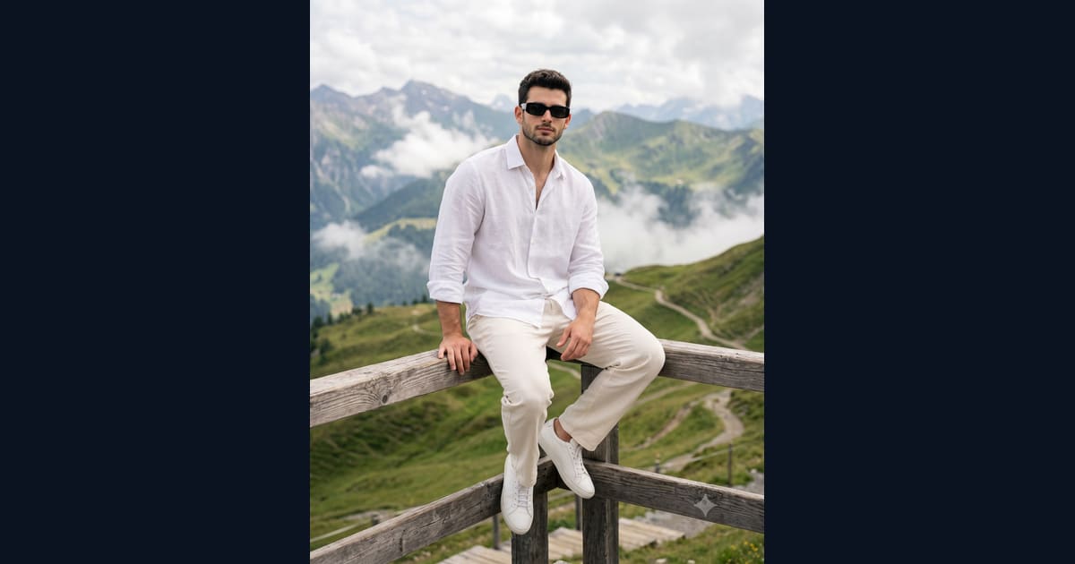Men's Casual Wear Prompt AI Image Prompt Result