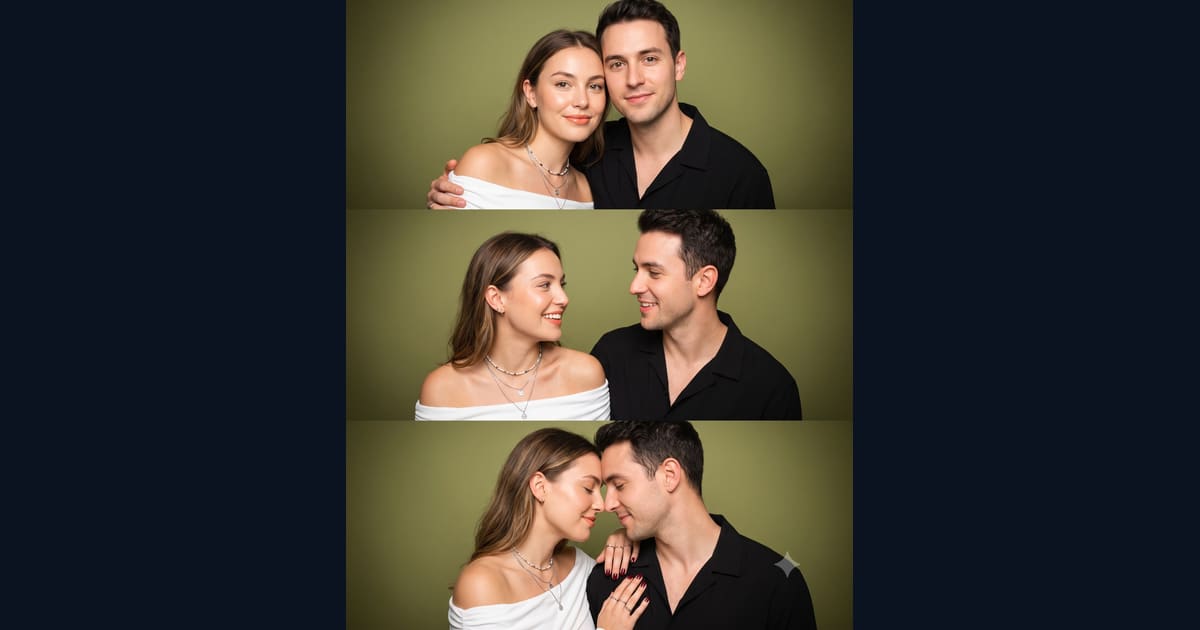 Couple Collage AI Image Prompt Result
