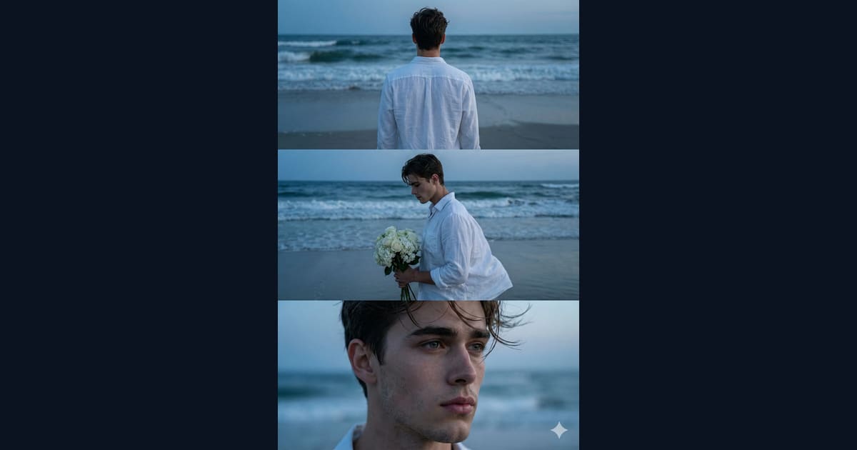 Cinematic Beach Prompt AI Image Prompt Result