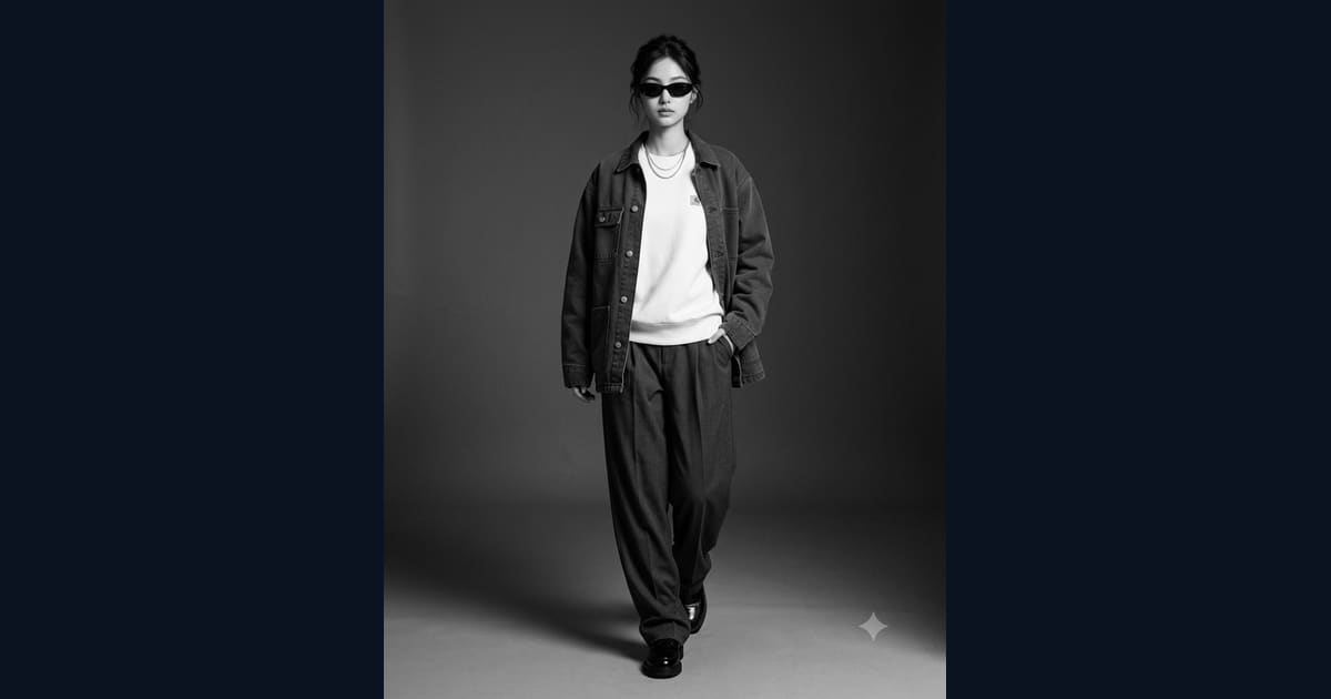 B&W Fashion Photography Prompt AI Image Prompt Result