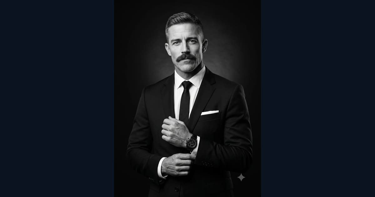 Classic Men's Style Prompt AI Image Prompt Result