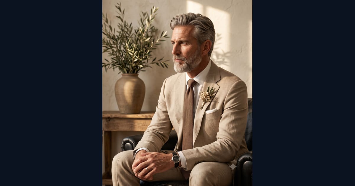 Elegant Men's Fashion Prompt AI Image Prompt Result