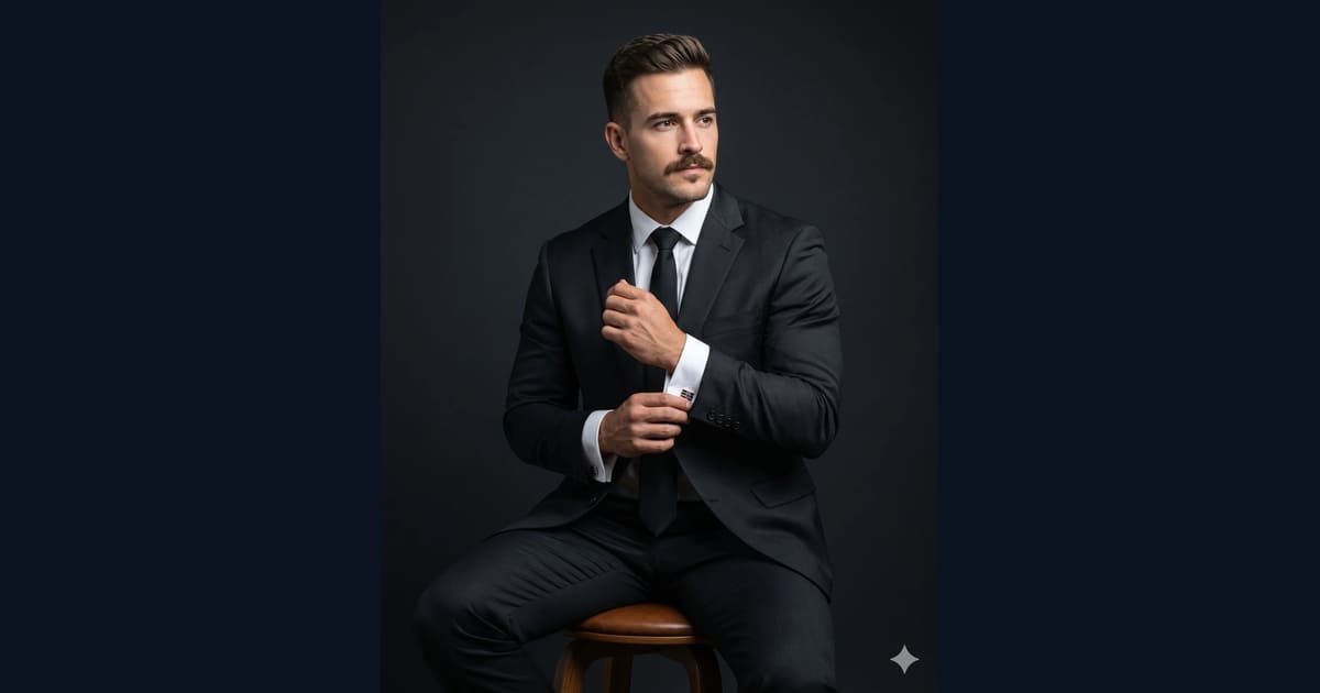 Professional Male Portrait AI Image Prompt Result