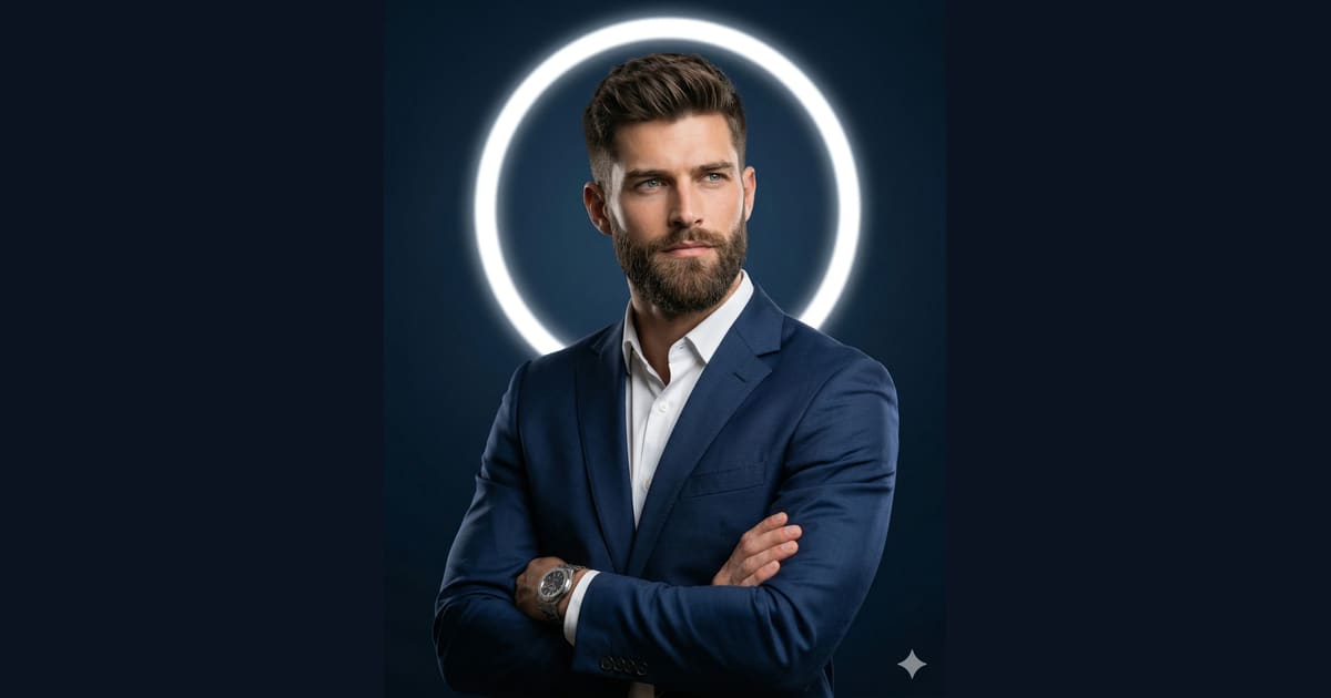 Executive Business Headshot Prompt AI Image Prompt Result