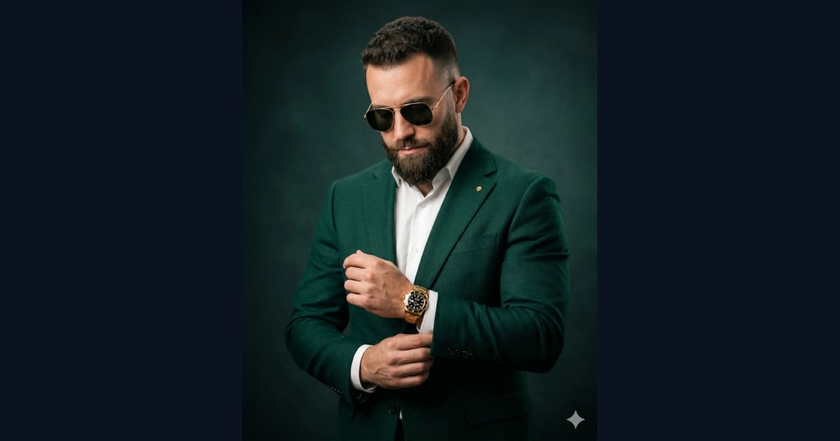 Men’s Luxury Fashion Prompt AI Image Prompt Result