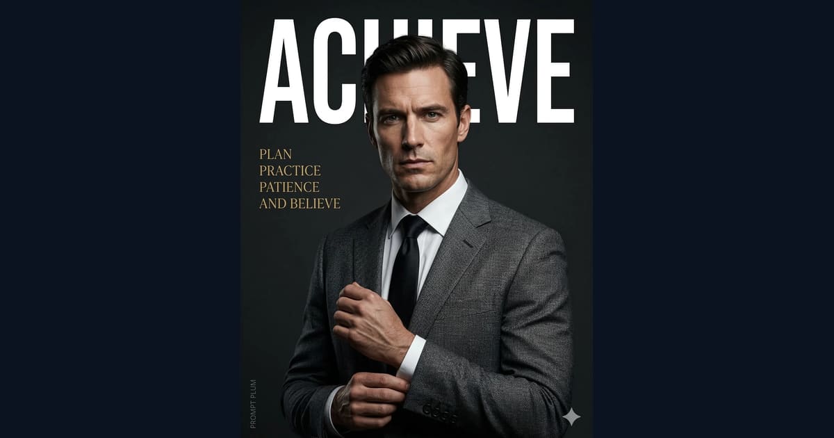 Corporate Magazine Cover Prompt AI Image Prompt Result