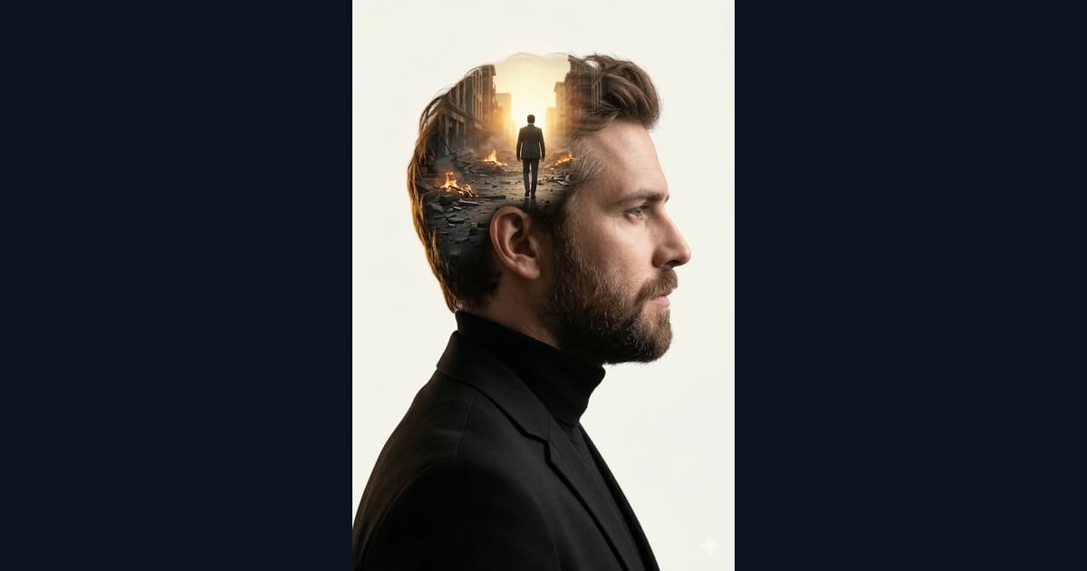 Cinematic Double Exposure Prompt AI Image Prompt Result