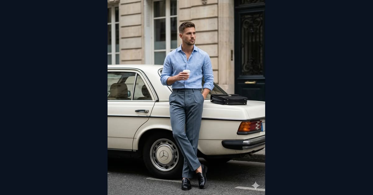 Men's Fashion Photography Prompt AI Image Prompt Result
