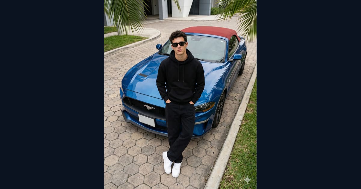 Realistic Male Fashion AI Image Prompt Result