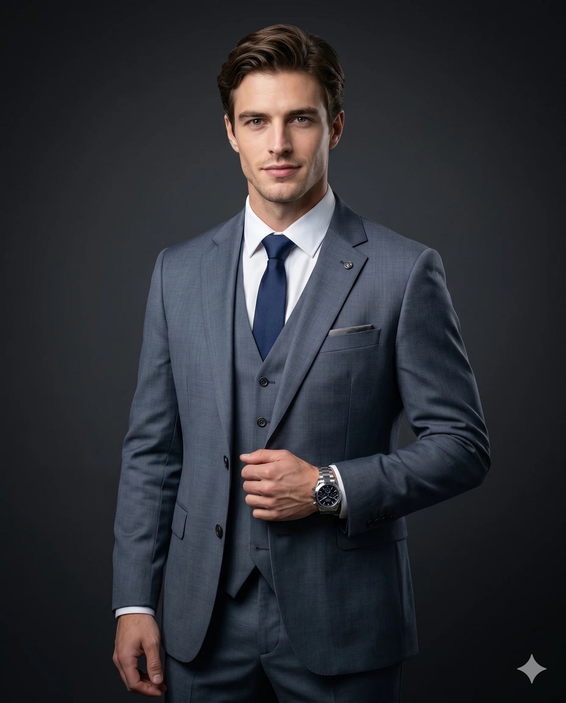 The Grey Three-Piece