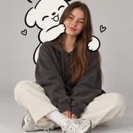 ChatGPT AI Generated Playful Cartoon Hug Studio Portrait