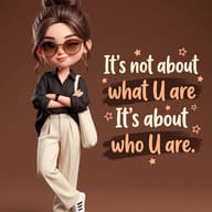 3d-chibi-girl-fashion-quote-poster-brown-background-gemini-prompt-5