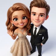 Result 5 for Chibi-Inspired Couple AI Photo Editing Prompt