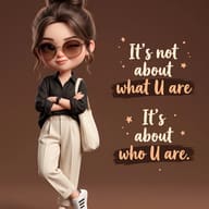 3d-chibi-girl-fashion-quote-poster-brown-background-gemini-prompt-2