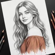 realistic-woman-pencil-sketch-portrait-terracotta-top-ai-prompt-by-promptplum-8