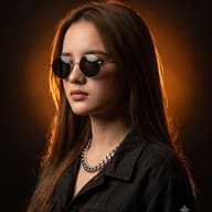 Backlit Profile Portrait Prompt