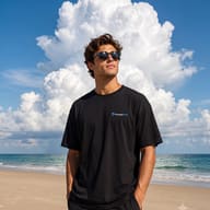 man-black-outfit-beach-large-cloud-portrait-ai-prompt-by-promptplum-4