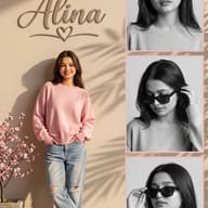 pink-sweater-name-plate-sunglasses-collage-portrait-ai-prompt-by-promptplum-1