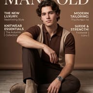 Men's Fashion Magazine Cover AI Photo Editing Prompt