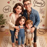 Result 17 for Cozy 3D Family Gathering AI Photo Editing Prompt