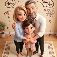 Result 14 for Cozy 3D Family Gathering AI Photo Editing Prompt