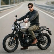 Result 3 for Cinematic Rider AI Photo Editing Prompt