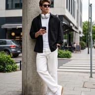 urban-street-style-men-leaning-pillar-photo-ai-prompt-by-promptplum-3