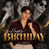 AI Prompt for Luxury Gold Birthday Portrait Collage