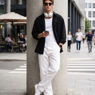 urban-street-style-men-leaning-pillar-photo-ai-prompt-by-promptplum-1