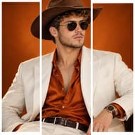 Western Editorial Portrait Triptych