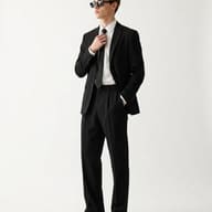 Result 4 for Classic Black Tailoring AI Photo Editing Prompt