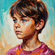 Result 3 for Impasto Portrait AI Photo Editing Prompt