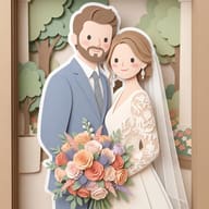 Result 3 for Paper Cutout Pictures AI Photo Editing Prompt