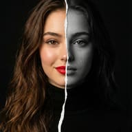 Result 2 for Behind the Smile AI Photo Editing Prompt